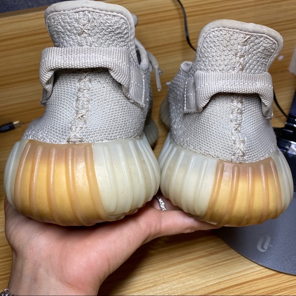 Adidas Yeesy Boost 350 V2 Sesame / Size 10 - Picture 10 of 16